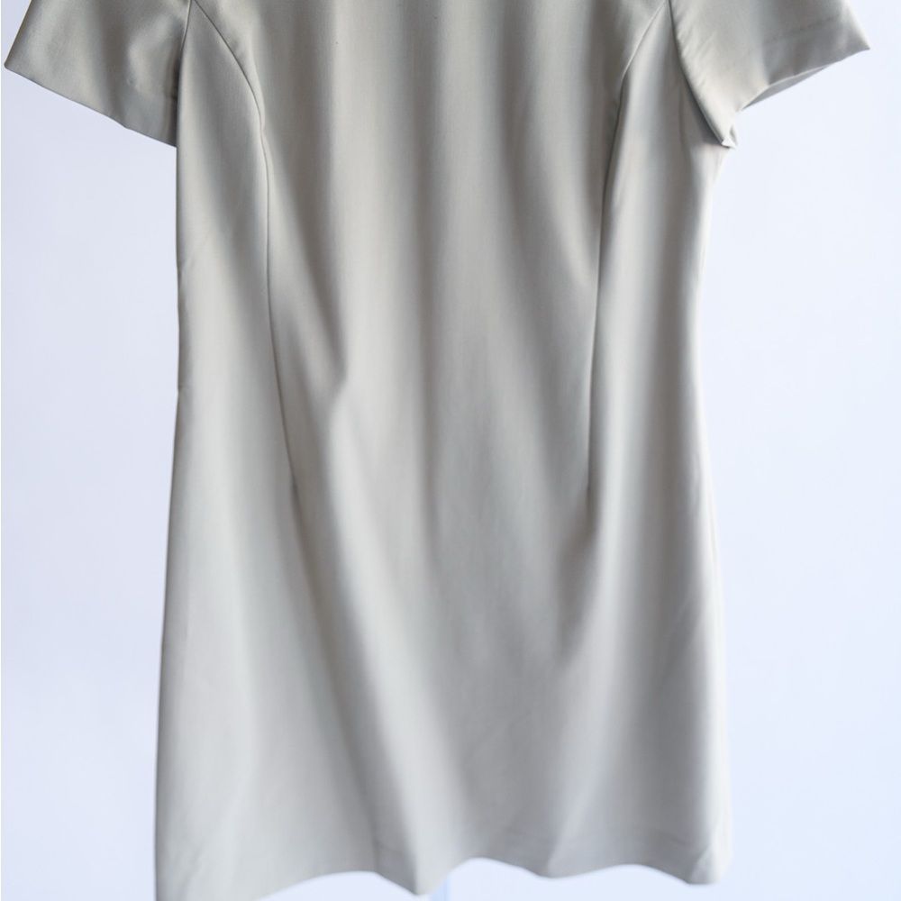 THEORY Beige Short Sleeve Dress - Picture 4 of 7